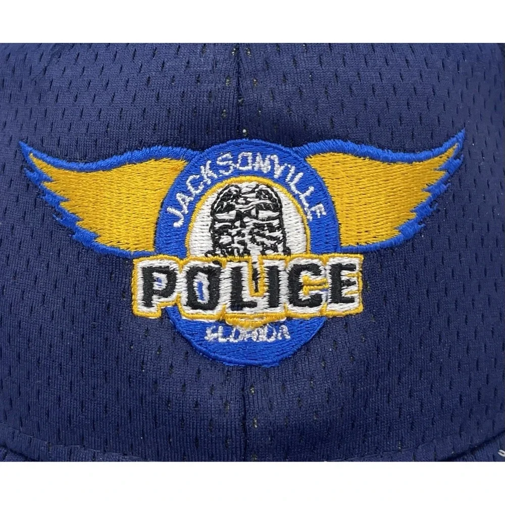 Jacksonville‎ Sheriff's Office Traffic Unit Motor Wings Blue Perforated Hat VHTF